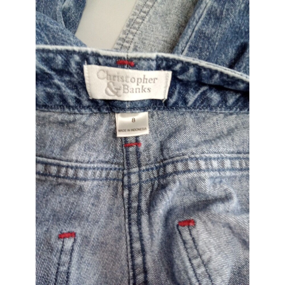 Christopher &Banks Womens Size 8 Capri Cropped Denim - Picture 10 of 12